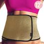 Imagem de Cinta Modeladora Térmica de Neoprene Slimmer Belt - Dourada - Para Mulheres