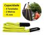 Imagem de Cinta Para Elevação De Carga 2M X 75Mm 3 Tonelada Amarelo