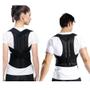 Imagem de Cinta Postural Colete Corretor Postura Lombar Forte Coluna Neoprene Reforçada Feminina 0285