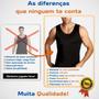 Imagem de Cinta Regata Modeladora Camiseta Masculina Bege Tamanho Gg