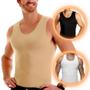 Imagem de Cinta Regata Modeladora Camiseta Masculina Bege Tamanho Gg
