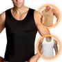 Imagem de Cinta Regata Modeladora Camiseta Masculina Preto Tamanho Gg