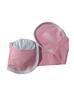 Imagem de Cinta térmica anti-cólicas ajustável para bebê com bolsa de grãos e camomila - Malha lisa e colorida