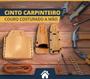 Imagem de Cinto Carpinteiro Couro Costurado A Mão - Fundição Petrópolis
