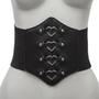 Imagem de Cinto Corse Modeladora Argolas Underbust Cinta Gotico Elástico