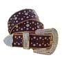 Imagem de Cinto Country Plus Size Feminino Com Strass Vaquejada 135cm