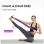 Imagem de Cinto de Alongamento para Yoga Pilates Faixa Strap - Reabilitação Fisioterapia