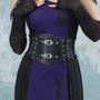 Imagem de Cinto Espartilho de Renda Plus Size - Faixa Elástica Larga - Estilo Goth/Punk
