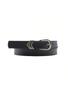 Imagem de Cinto Feminino 2,5cm Fivela Dourada Prateada Passador Detalhado Moda Atual Inverno Verão 96030