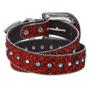 Imagem de Cinto Feminino de Couro com Gliter Vermelho Pyramid Country 26924