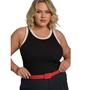 Imagem de Cinto Feminino Em Couro Plus Size Fivela Quadrada