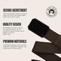 Imagem de Cinto Groove Life - Cinto Elástico de Nylon Preto/Marrom para Homens