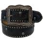 Imagem de Cinto Paul Western - Preto com Bolinhas Prata 380-1