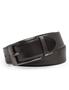 Imagem de Cinto Steve Madden, vestido casual de couro, preto/marrom, masculino