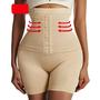 Imagem de Cintura Alta Feminina Barriga Controle Shapewear Shorts Firme Bunda Levantador Emagrecimento Corpo