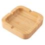 Imagem de Cinzeiro de Bambu Quadrado Compacto 9 5cm x 2cm