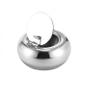 Imagem de Cinzeiro Redondo Wokex de Aço Inoxidável (12,5cm x 6cm) - Ideal para Casa e Festas