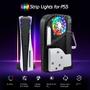 Imagem de Circulo fita led rgb 8 cores playstation 5 ps5 gamer