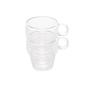 Imagem de CJ 2 XICARAS P/CAFE EMPILHAVEL DUPLA PAREDE BOROS 90ml WOLFF