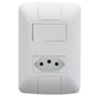 Imagem de Cj 4x2 Interruptor Simpl. e Tomada 2P+T20A BR ARIA TRAMOTINA