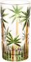 Imagem de CJ 6 COPOS ALTOS CRISTAL DE CHUMBO PALM TREE HANDPAINT 360ml