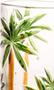 Imagem de CJ 6 COPOS ALTOS CRISTAL DE CHUMBO PALM TREE HANDPAINT 360ml