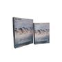 Imagem de Cj de livros caixa decorativo nature branco e azul 2pcs