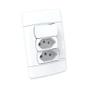 Imagem de Cj Int. Sim +2 Tom 20A 4X2 - Enerbras Neo Sottile Branco