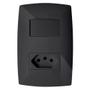 Imagem de Cj Interruptor Simples + Tomada 20A 4X2 - Blux Home Grafite