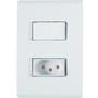 Imagem de Cj Interruptor Simples+ Tomada 20A Branco 4X2 Tramontina Liz