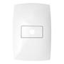 Imagem de Cj Placa Furo Horizontal Com Suporte 4X2 - Blux Home Branco