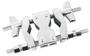 Imagem de Clamp Torelli TA431 Modelo Curto com 2 Conexões Multiuso Cromado