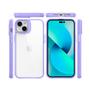 Imagem de Clarity Case para iPhone 14 Plus Transparente com Roxo - Capa Antichoque Dupla