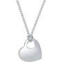 Imagem de Clássico N-4964 Unissex Sterling Silver Heart Pendant Chain Ne