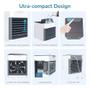Imagem de Climatização e Umidificação: Mini Ar Condicionado Climatizador Umidificador USB