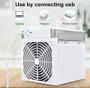 Imagem de Climatizador Portátil Mini Ar Condicionado Refrigerador Usb