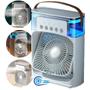 Imagem de climatizador ventilador ar condicionado portátil vaporizador de gelo ar frio umidificador 3 em 1