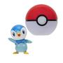 Imagem de Clip Go Bola e Figura Pokemon Piplup e Poké Ball