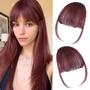 Imagem de Clip in Bangs MORICA 100% Human Hair Bangs Red Air Bangs para mulheres