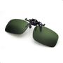 Imagem de Clip On Oculos De Sol Para Sobrepor Oculos De Grau Uv 100% Lente Verde