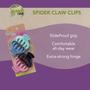 Imagem de Clipe de cabelo GOODY Planet Spider Claw, 4 unidades, cores variadas