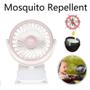 Imagem de Clipe de ventilador, repelente de mosquitos, giratório de 360, recarregável