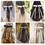 Imagem de Clipes de laço de cabelo Purggy Bowknot Tassel Claw, 6 unidades