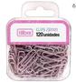 Imagem de Clips 28mm pink glitter 120 unidades - tilibra