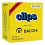 Imagem de Clips De Papel Galvanizado 2/0 Linha Leve Caixa Com 100 Unidades - Bacchi