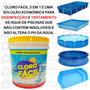 Imagem de Cloro Para Piscina Limpeza Multiuso 3 em 1 Balde De 10kg Desinfetante Para Piscina De Fibra Plastico