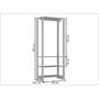 Imagem de Closet com 1 cabideiro e 2 prateleiras EY101 Linha Yes Emovell