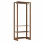 Imagem de Closet com 1 cabideiro e 2 prateleiras EY101 Linha Yes Emovell
