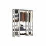 Imagem de Closet com 2 Cabideiros e 12 nichos EY101-4-5 Linha Yes Emovell