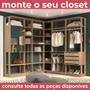 Imagem de Closet Componível 3 Gavetas Cabideiro 70cm 1004 Clothes BE Mobiliário